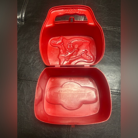 Vintage Woodywood Pecker Lunch Kit Singapore, Plastic, Red - Picture 5 of 5